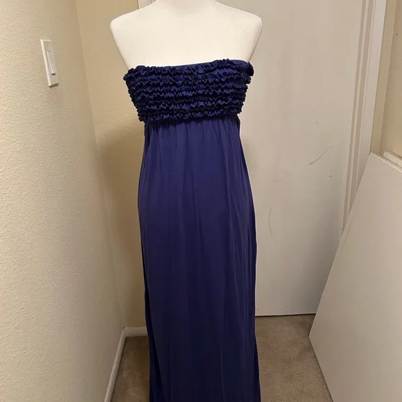 navy blue tube dress Long Lace Navy Mother of the Bride Dress – The Dress Outlet